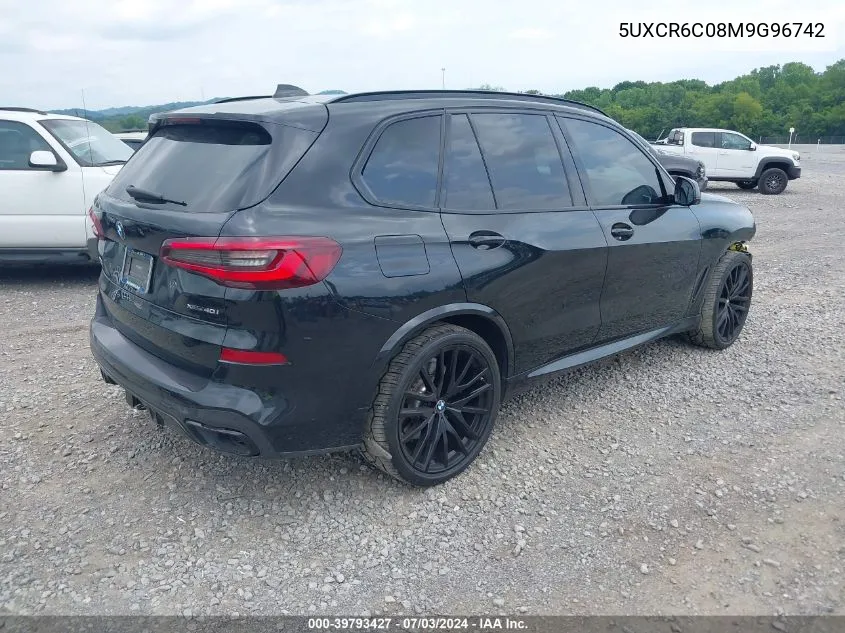 5UXCR6C08M9G96742 2021 BMW X5 xDrive40I