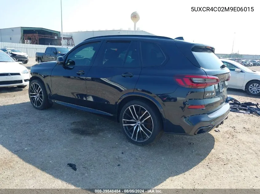 2021 BMW X5 Sdrive40I VIN: 5UXCR4C02M9E06015 Lot: 39848484