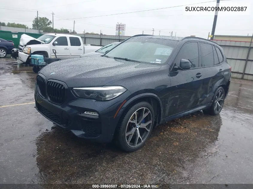 2021 BMW X5 Sdrive40I VIN: 5UXCR4C09M9G02887 Lot: 39960507