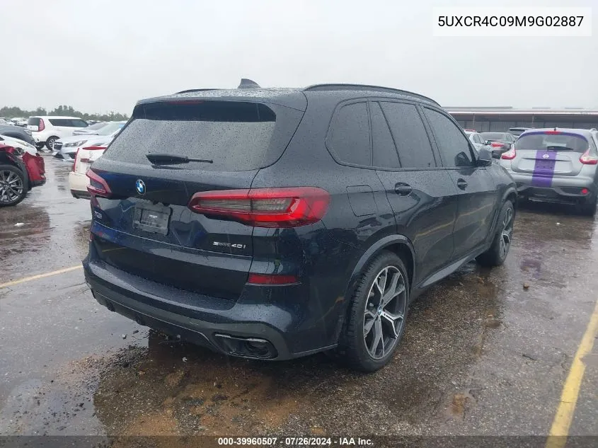 5UXCR4C09M9G02887 2021 BMW X5 Sdrive40I