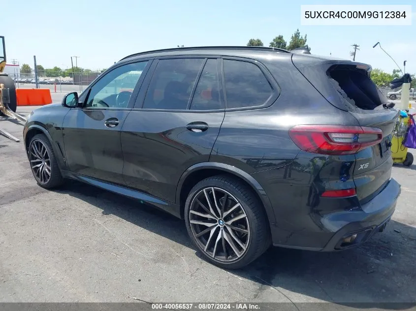 2021 BMW X5 Sdrive40I VIN: 5UXCR4C00M9G12384 Lot: 40056537