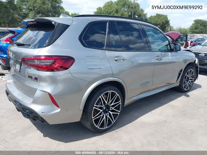 5YMJU0C0XM9E99292 2021 BMW X5 M/M Competition