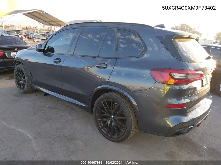 2021 BMW X5 Sdrive40I VIN: 5UXCR4C0XM9F73402 Lot: 40467998