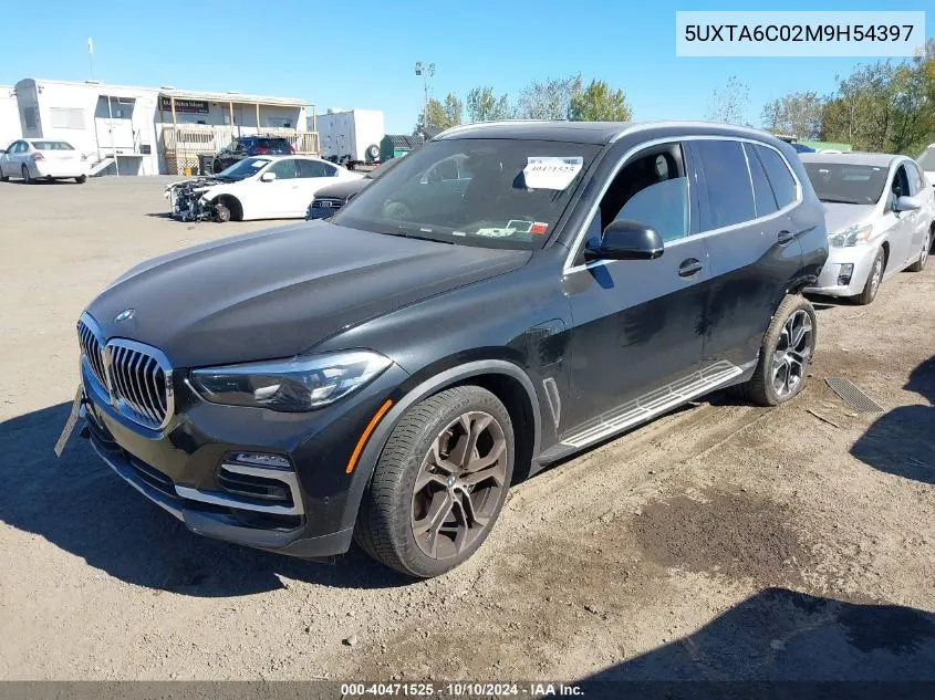 2021 BMW X5 Phev xDrive45E VIN: 5UXTA6C02M9H54397 Lot: 40471525