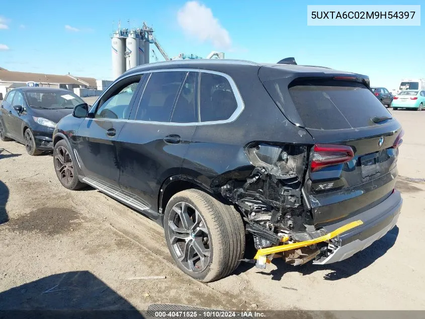 2021 BMW X5 Phev xDrive45E VIN: 5UXTA6C02M9H54397 Lot: 40471525