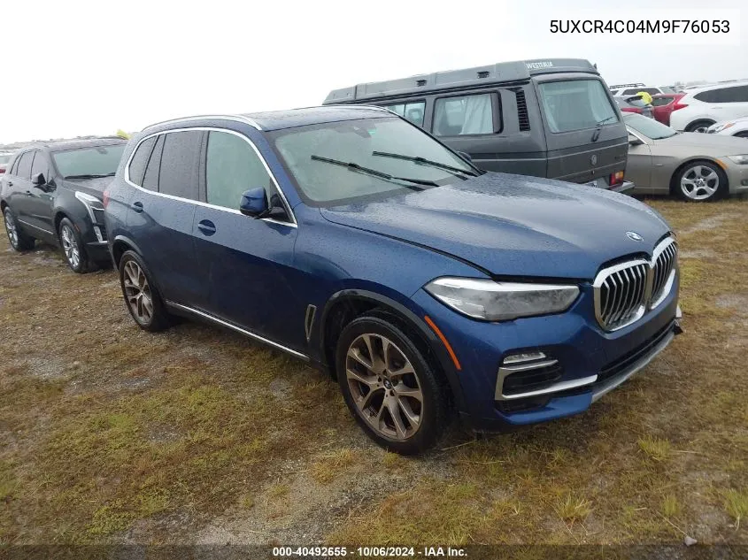 2021 BMW X5 Sdrive40I VIN: 5UXCR4C04M9F76053 Lot: 40492655