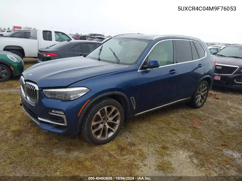 2021 BMW X5 Sdrive40I VIN: 5UXCR4C04M9F76053 Lot: 40492655