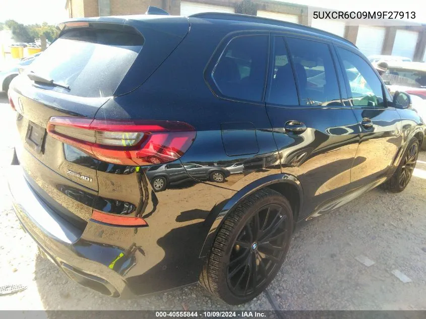 2021 BMW X5 xDrive40I VIN: 5UXCR6C09M9F27913 Lot: 40555844