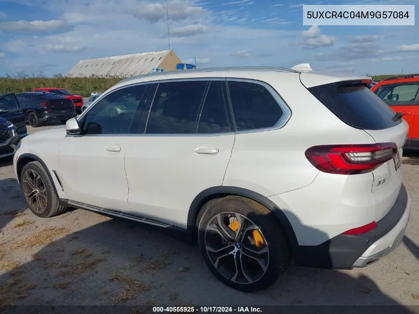 2021 BMW X5 Sdrive40I VIN: 5UXCR4C04M9G57084 Lot: 40555925