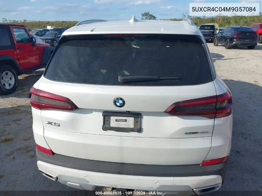 2021 BMW X5 Sdrive40I VIN: 5UXCR4C04M9G57084 Lot: 40555925