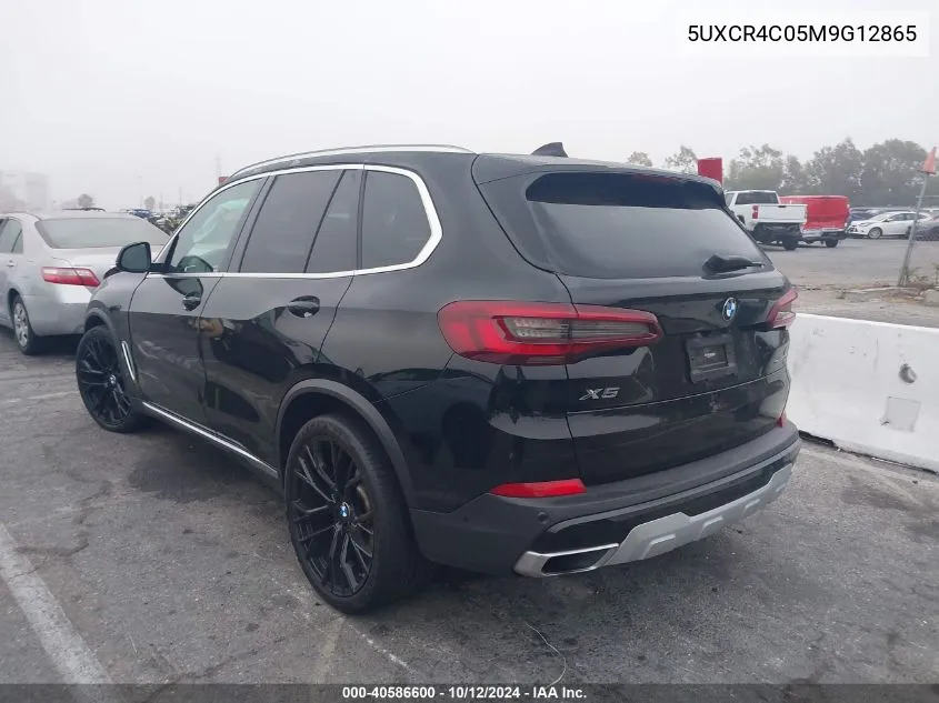 2021 BMW X5 Sdrive40I VIN: 5UXCR4C05M9G12865 Lot: 40586600