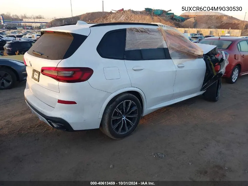 2021 BMW X5 xDrive40I VIN: 5UXCR6C04M9G30530 Lot: 40613459