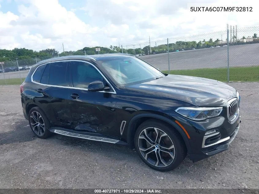 2021 BMW X5 Phev xDrive45E VIN: 5UXTA6C07M9F32812 Lot: 40727971