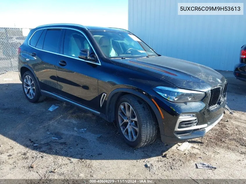 2021 BMW X5 xDrive40I VIN: 5UXCR6C09M9H53613 Lot: 40808209