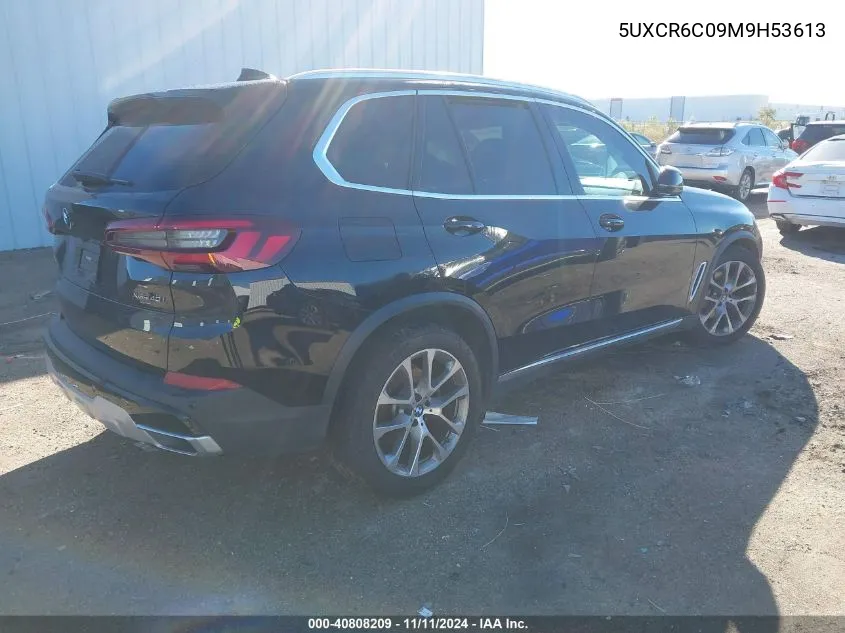 2021 BMW X5 xDrive40I VIN: 5UXCR6C09M9H53613 Lot: 40808209