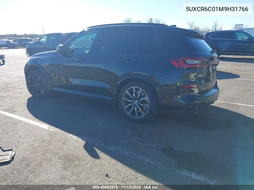 2021 BMW X5 xDrive40I VIN: 5UXCR6C01M9H31766 Lot: 40852878