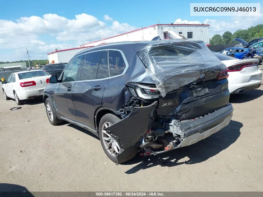 5UXCR6C09N9J46013 2022 BMW X5 xDrive40I