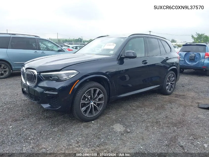 5UXCR6C0XN9L37570 2022 BMW X5 xDrive40I