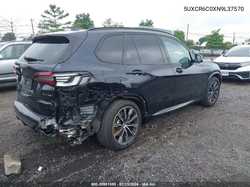 5UXCR6C0XN9L37570 2022 BMW X5 xDrive40I