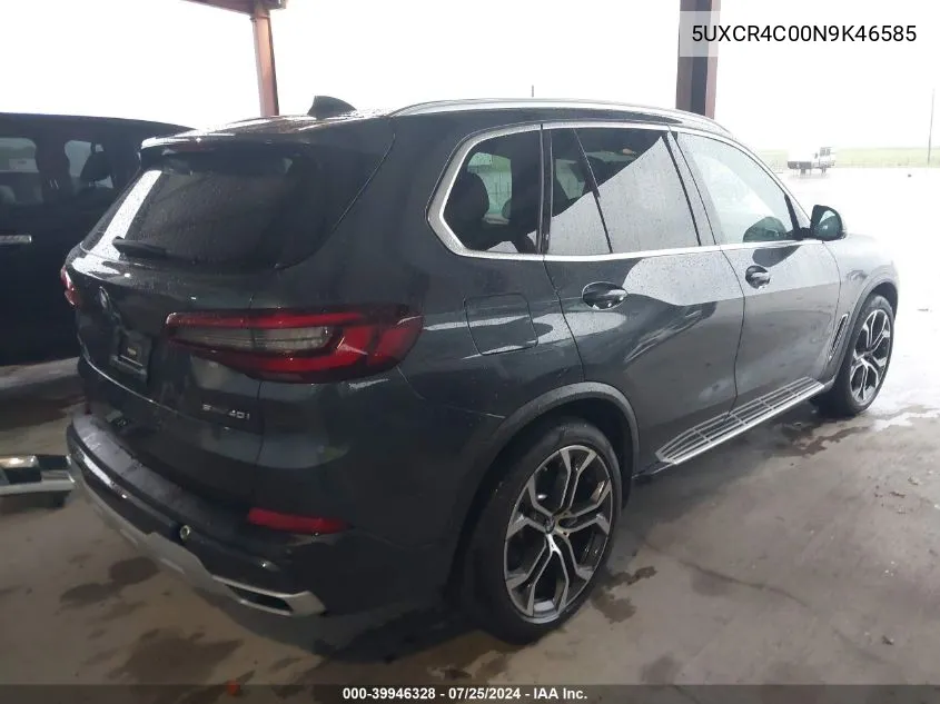 5UXCR4C00N9K46585 2022 BMW X5 Sdrive40I