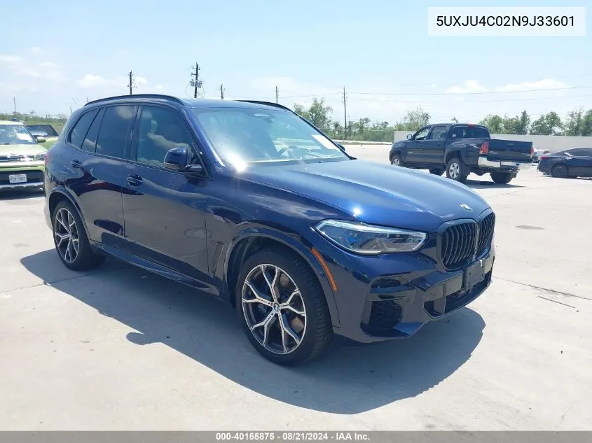 5UXJU4C02N9J33601 2022 BMW X5 M50I