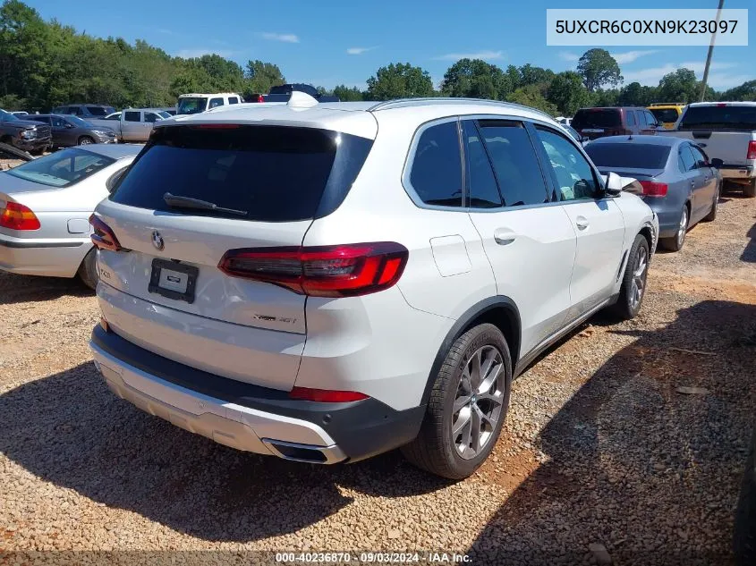 5UXCR6C0XN9K23097 2022 BMW X5 xDrive40I