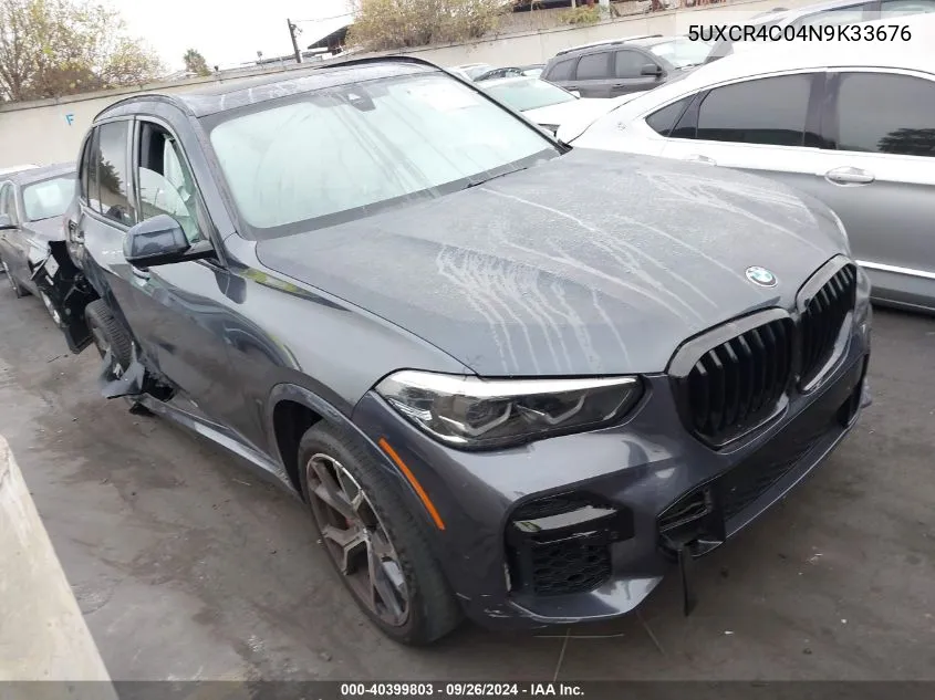 2022 BMW X5 Sdrive40I VIN: 5UXCR4C04N9K33676 Lot: 40399803