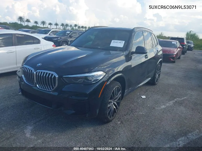 2022 BMW X5 xDrive40I VIN: 5UXCR6C06N9L53071 Lot: 40487083