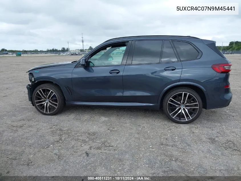 2022 BMW X5 Sdrive40I VIN: 5UXCR4C07N9M45441 Lot: 40511231