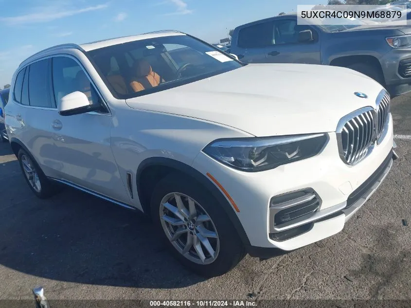 2022 BMW X5 Sdrive40I VIN: 5UXCR4C09N9M68879 Lot: 40582116