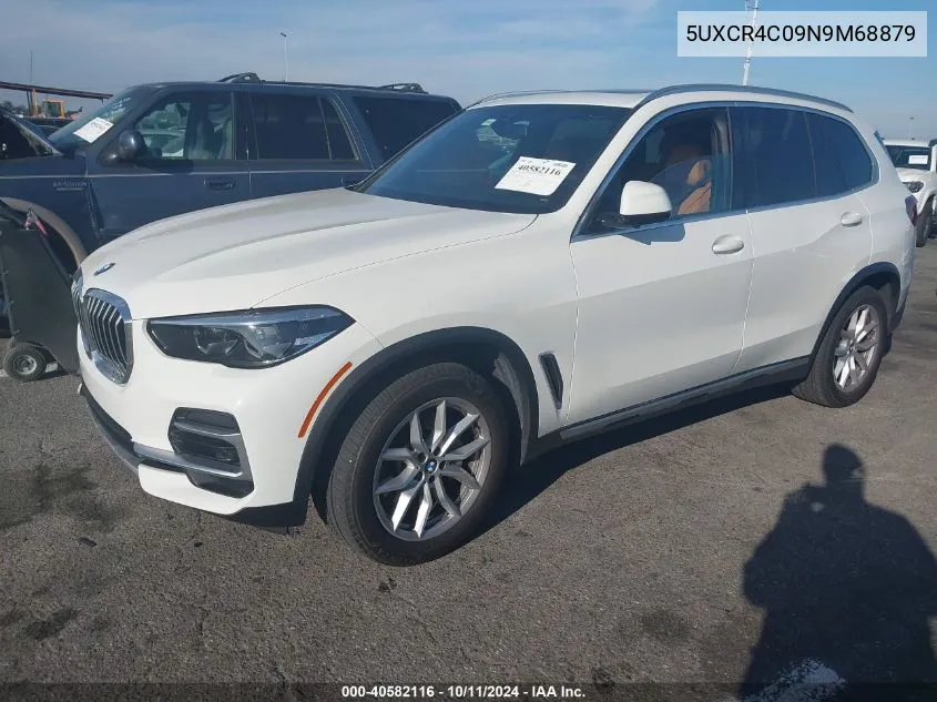 2022 BMW X5 Sdrive40I VIN: 5UXCR4C09N9M68879 Lot: 40582116