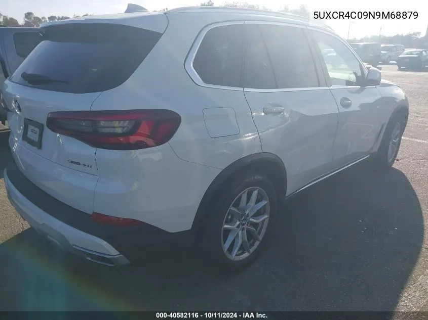 2022 BMW X5 Sdrive40I VIN: 5UXCR4C09N9M68879 Lot: 40582116