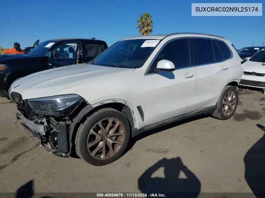 5UXCR4C02N9L25174 2022 BMW X5 Sdrive40I