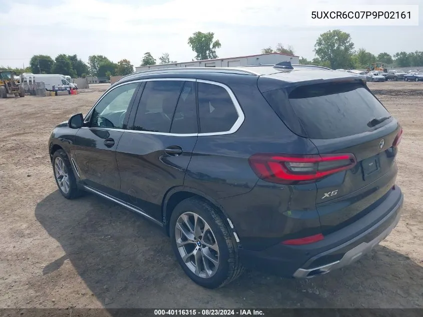 2023 BMW X5 xDrive40I VIN: 5UXCR6C07P9P02161 Lot: 40116315