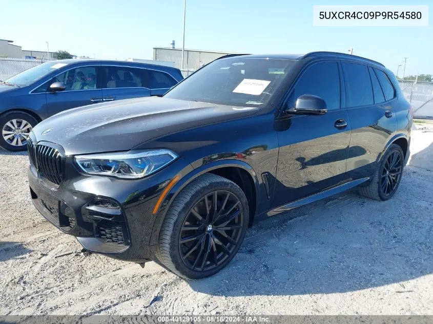 2023 BMW X5 Sdrive40I VIN: 5UXCR4C09P9R54580 Lot: 40129105