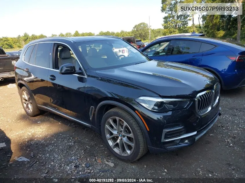 2023 BMW X5 xDrive40I VIN: 5UXCR6C07P9R93213 Lot: 40193292