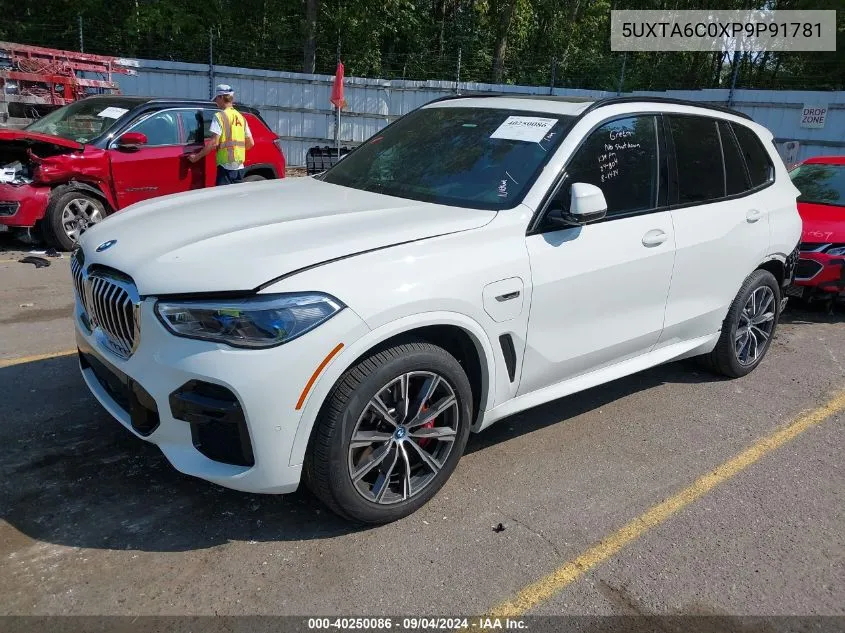 2023 BMW X5 Phev xDrive45E VIN: 5UXTA6C0XP9P91781 Lot: 40250086