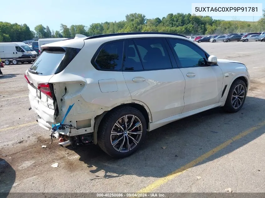 2023 BMW X5 Phev xDrive45E VIN: 5UXTA6C0XP9P91781 Lot: 40250086