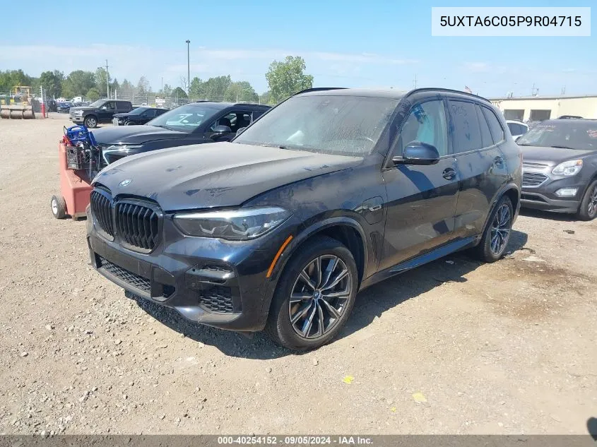 2023 BMW X5 xDrive45E VIN: 5UXTA6C05P9R04715 Lot: 40254152