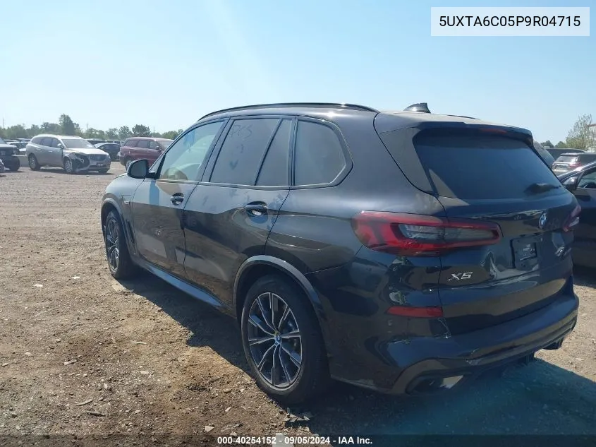 2023 BMW X5 Phev xDrive45E VIN: 5UXTA6C05P9R04715 Lot: 40254152