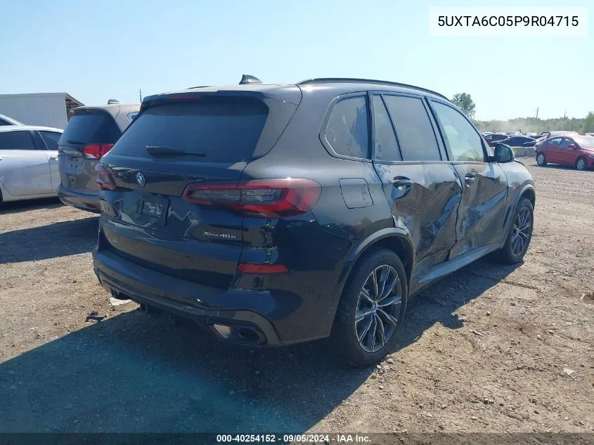 2023 BMW X5 Phev xDrive45E VIN: 5UXTA6C05P9R04715 Lot: 40254152