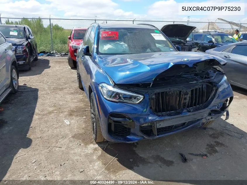 5UXCR4C07P9P75230 2023 BMW X5 Sdrive 40I