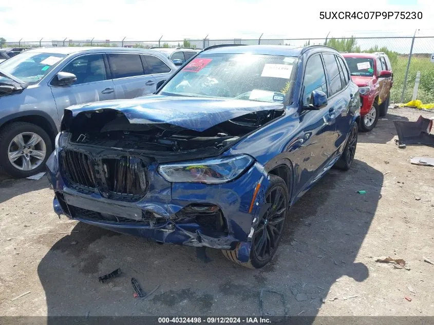 5UXCR4C07P9P75230 2023 BMW X5 Sdrive 40I