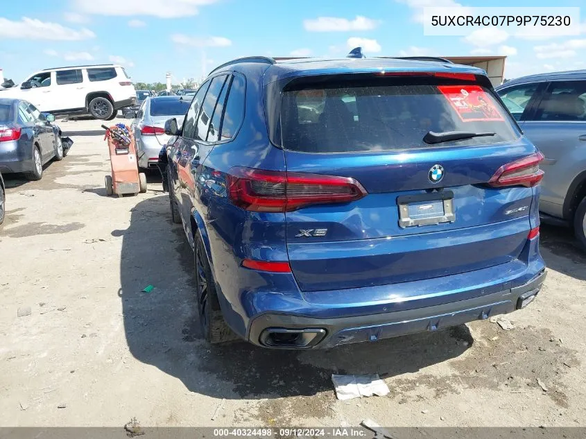 5UXCR4C07P9P75230 2023 BMW X5 Sdrive 40I