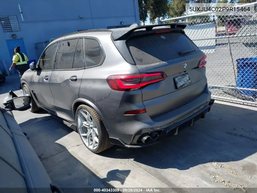 2023 BMW X5 M50I VIN: 5UXJU4C02P9R15464 Lot: 40343309