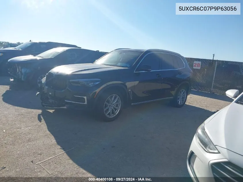 2023 BMW X5 xDrive40I VIN: 5UXCR6C07P9P63056 Lot: 40400108