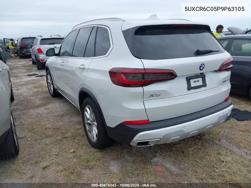 2023 BMW X5 xDrive40I VIN: 5UXCR6C05P9P63105 Lot: 40475343