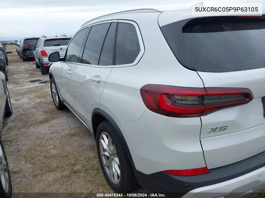 2023 BMW X5 xDrive40I VIN: 5UXCR6C05P9P63105 Lot: 40475343