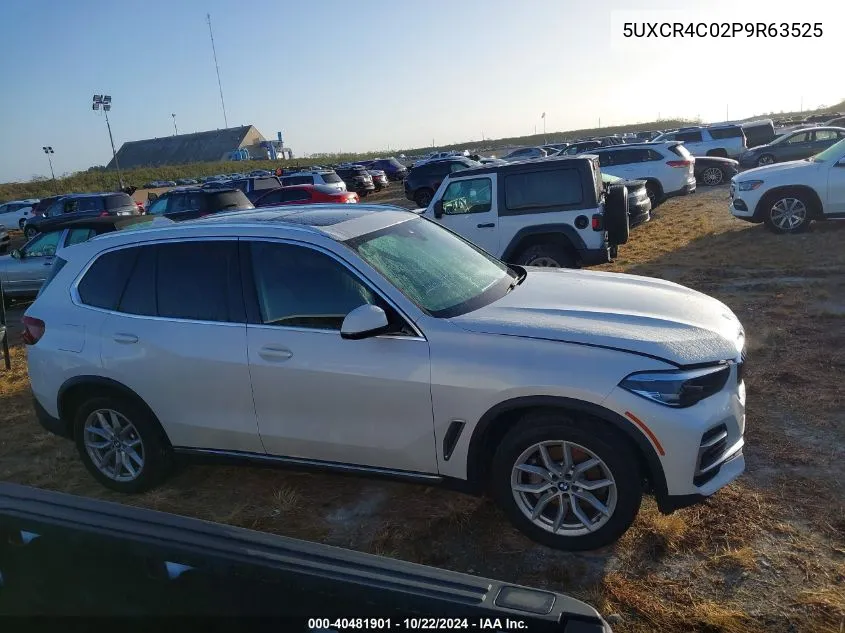 2023 BMW X5 Sdrive40I VIN: 5UXCR4C02P9R63525 Lot: 40481901