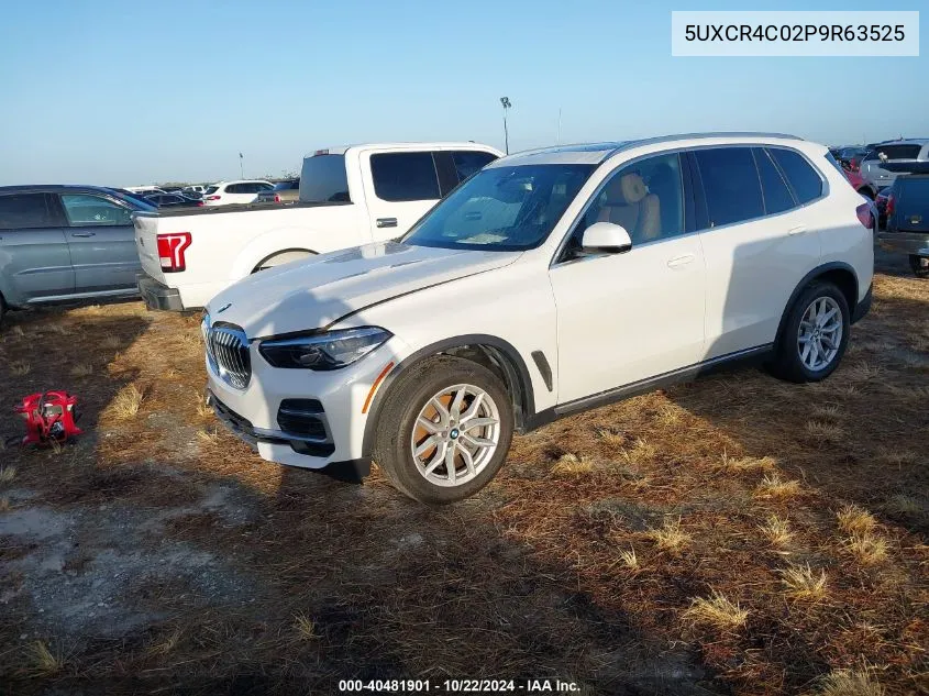 2023 BMW X5 Sdrive40I VIN: 5UXCR4C02P9R63525 Lot: 40481901